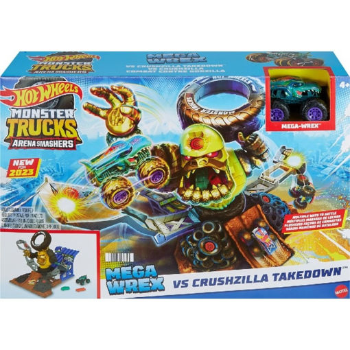Picture of Hot Wheels Monster Trucks Arena Smashers MegaWrex Crushzilla